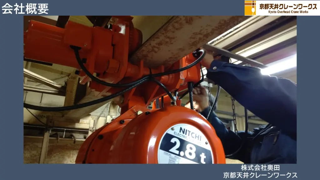 京都天井クレーンワークス 会社概要